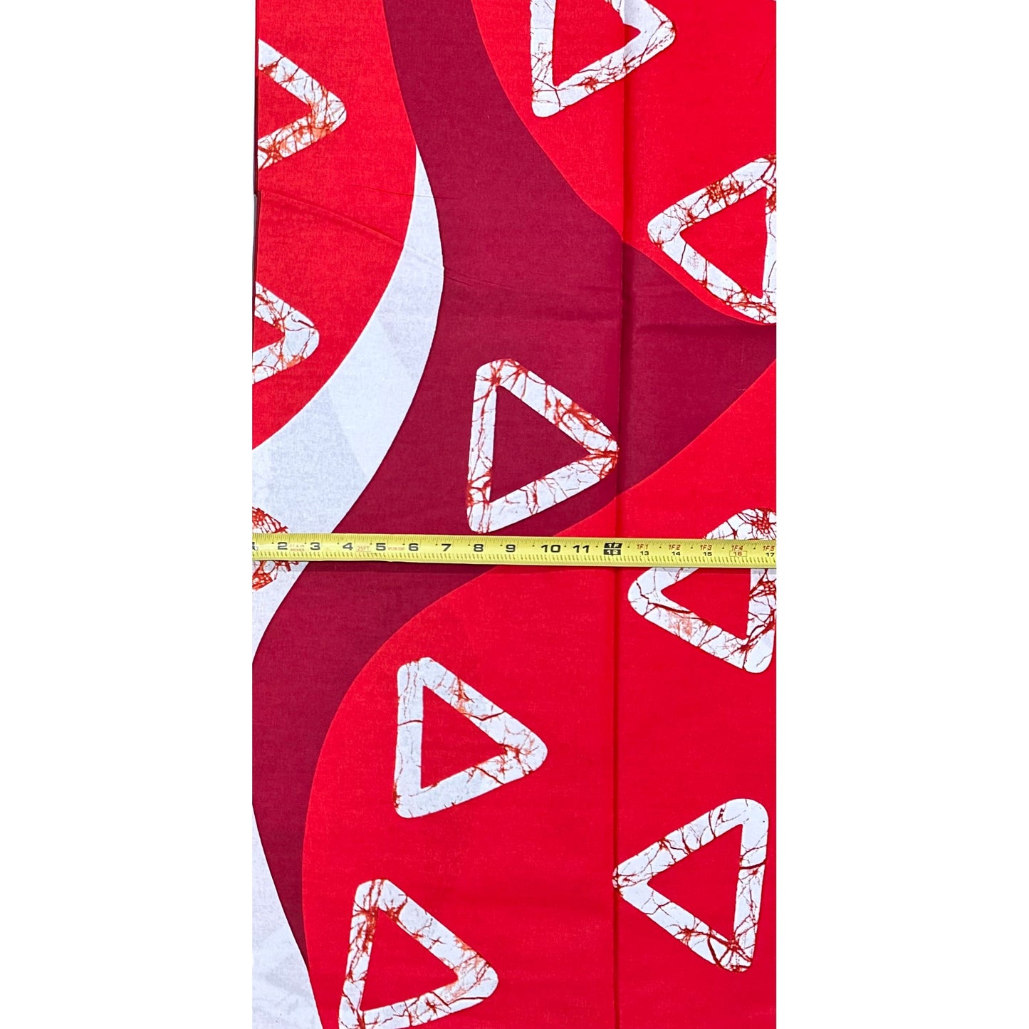 African Print Fabric/ Ankara - Red, White 'Lipstick & Late Replies' Design, YARD or WHOLESALE