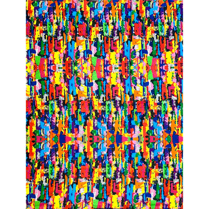 African Print Fabric/ Ankara - Multicolored 'Color Riot' Design, Yard or Wholesale