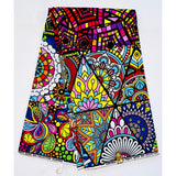 African Print Fabric/Ankara - Multicolored 'Mélange' Design, YARD or WHOLESALE