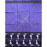 African Print Fabric/ Ankara - Purple, Black, White 'Amai Nkron' Design