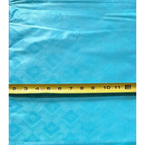 African Bazin (Brocade) Fabric - Baby Blue, Per Yard