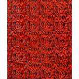 African Print Fabric/ Ankara - Orange, Black 'Tigress' Design, YARD or WHOLESALE