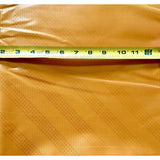 African Bazin (Brocade) Fabric - Gold “Ribbon”, Per Yard