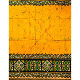African Print Fabric/ Ankara - Orange, Green, Black 'Amai Enum' Design