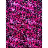 African Print Fabric/ Ankara - Magenta, Pink, Black 'Ashunta' Design, YARD or WHOLESALE