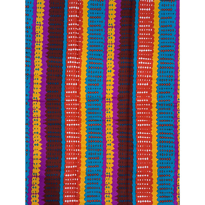 African Fabric/ Ankara - Teal, Gold, Purple, Sienna, Brown ‘Alinia' Design, YARD or WHOLESALE