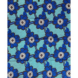 African Print Fabric/Ankara - Shades of Blue "Tawa Itiaba" Design