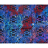 African Print Fabric/ Ankara - Blue, Black, Red, Pink "Rama Elegance", YARD or WHOLESALE
