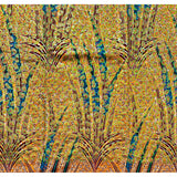 African Print Fabric/Sequined - Ankara: Brown, Blue, Green ‘Queen Gicanda', Yard or Wholesale