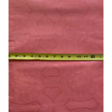 African Bazin (Brocade) Fabric - Pink, "Dahlia" Per Yard