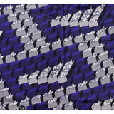 African Print Fabric/ Ankara - Purple, White, Navy “Reign", YARD or WHOLESALE