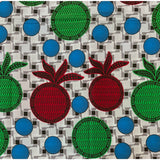 African Print Fabric/ Ankara - Red, Green, Blue 'Chikoti,' YARD or WHOLESALE