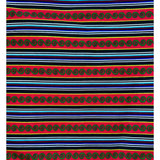 African Print Fabric/ Ankara - Red, Blue, Black 'Imran' Design, YARD or WHOLESALE