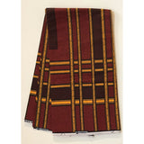 African Print Fabric/ Ankara - Dark Red, Marigold 'Prince of Sokoto' Design, YARD or WHOLESALE
