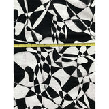 African Print, Stretch Cotton Satin Fabric- Black, White "Shattering the Glass Ceiling" Per Yard