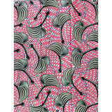 African Print Fabric/ Ankara - Pink, Purple, Navy 'Kala So Pretty' Design, YARD or WHOLESALE