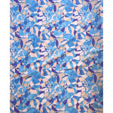 African Print Fabric/ Ankara (58” Wide)- Blue, Purple, Taupe "Chiasoka" Per Yard