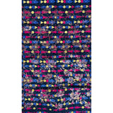 African Print Fabric/Sequined - Ankara: Blue, Pink, Beige ‘Queen Khentkaus', Yard or Wholesale